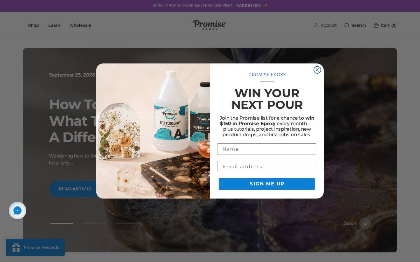 Blog - Promise Epoxy