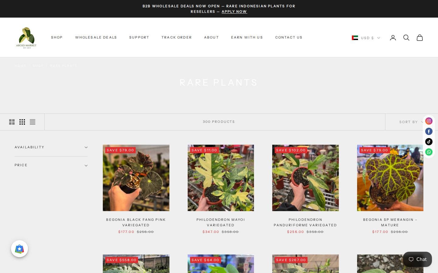 Rare plants
