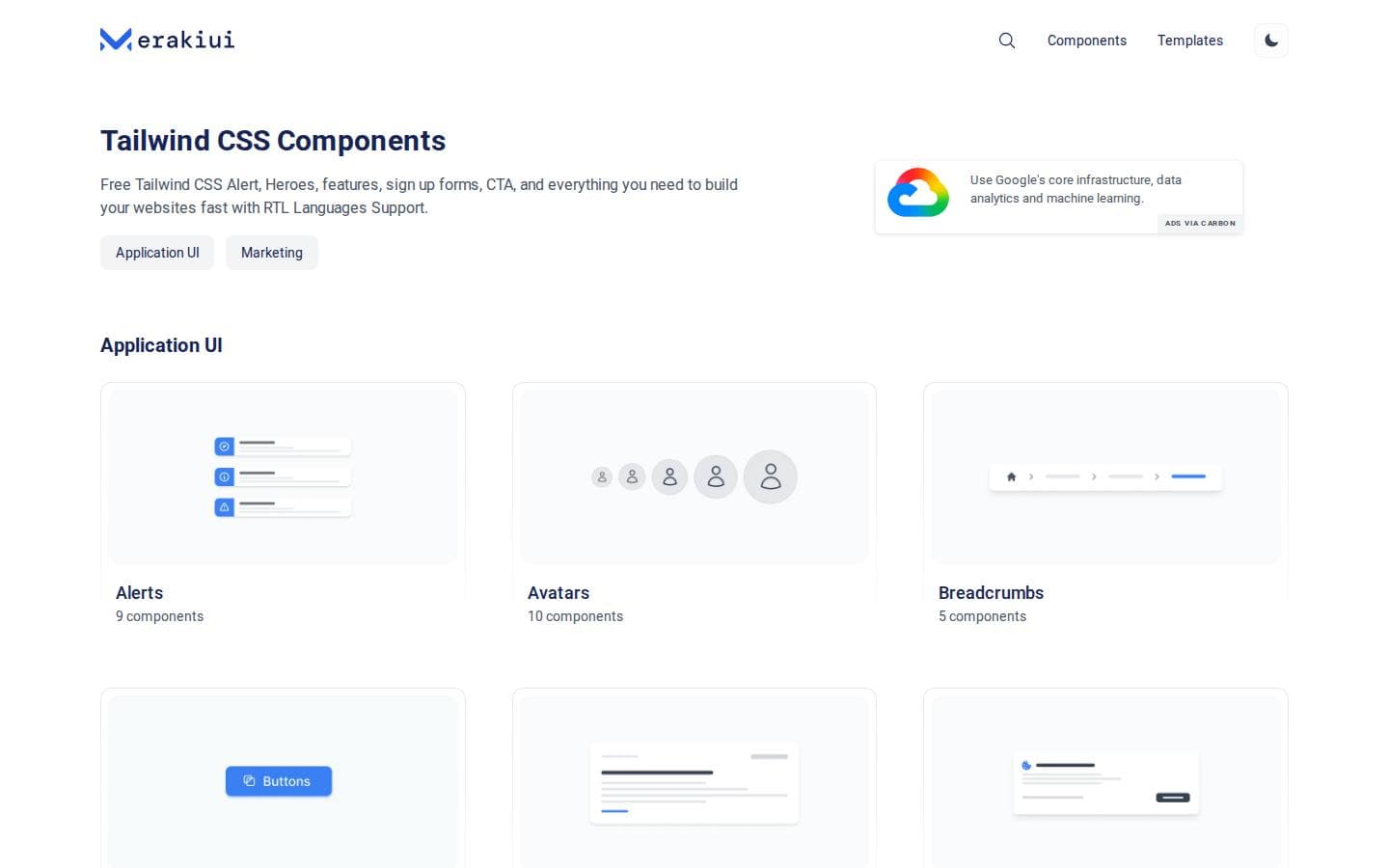Meraki UI Components | Free Tailwind CSS Components