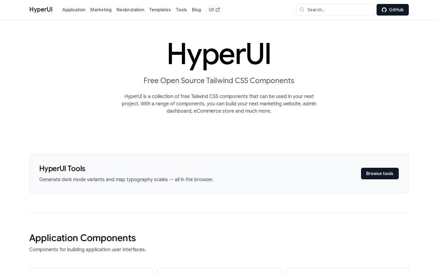 Free Tailwind CSS Components
