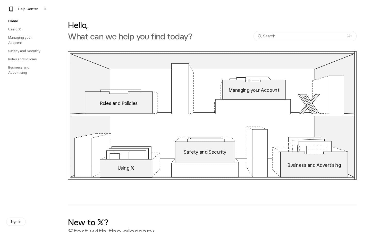 X Help Center