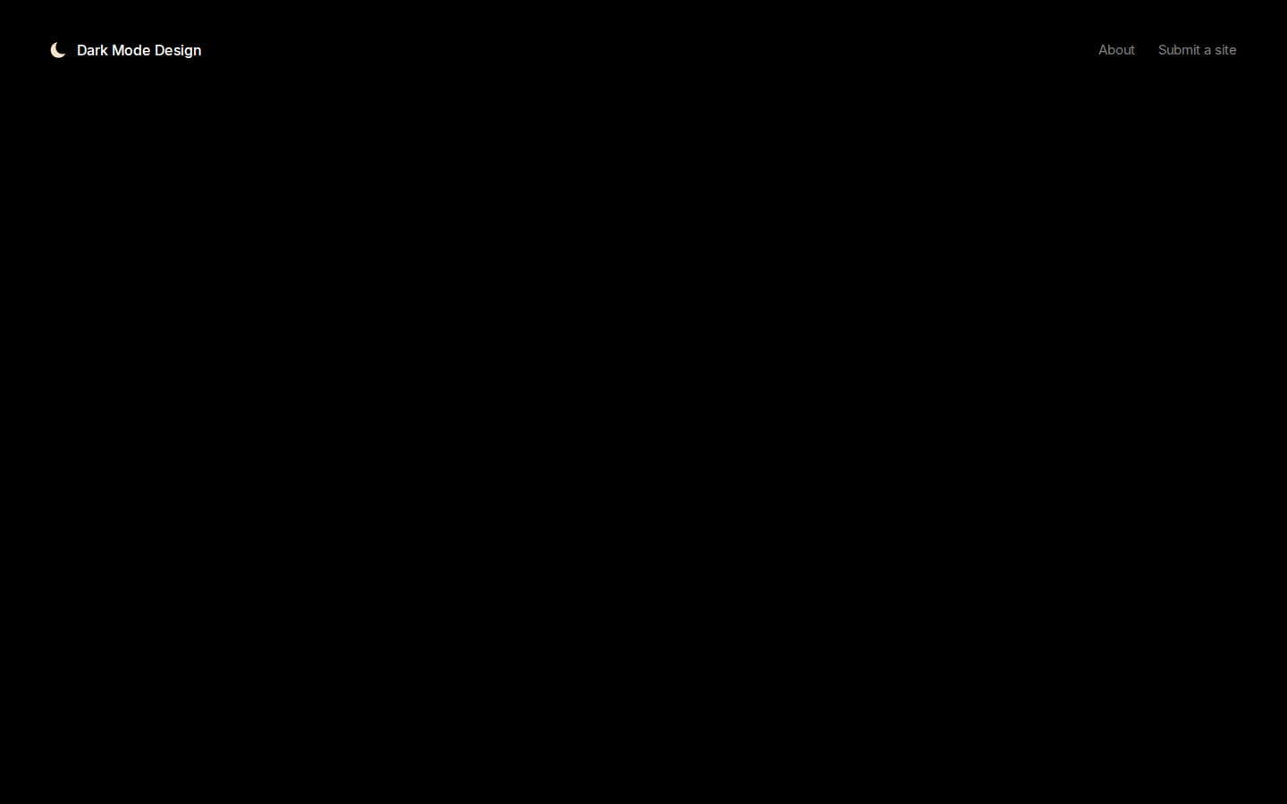 Dark Mode Design π Handpicked website inspiration