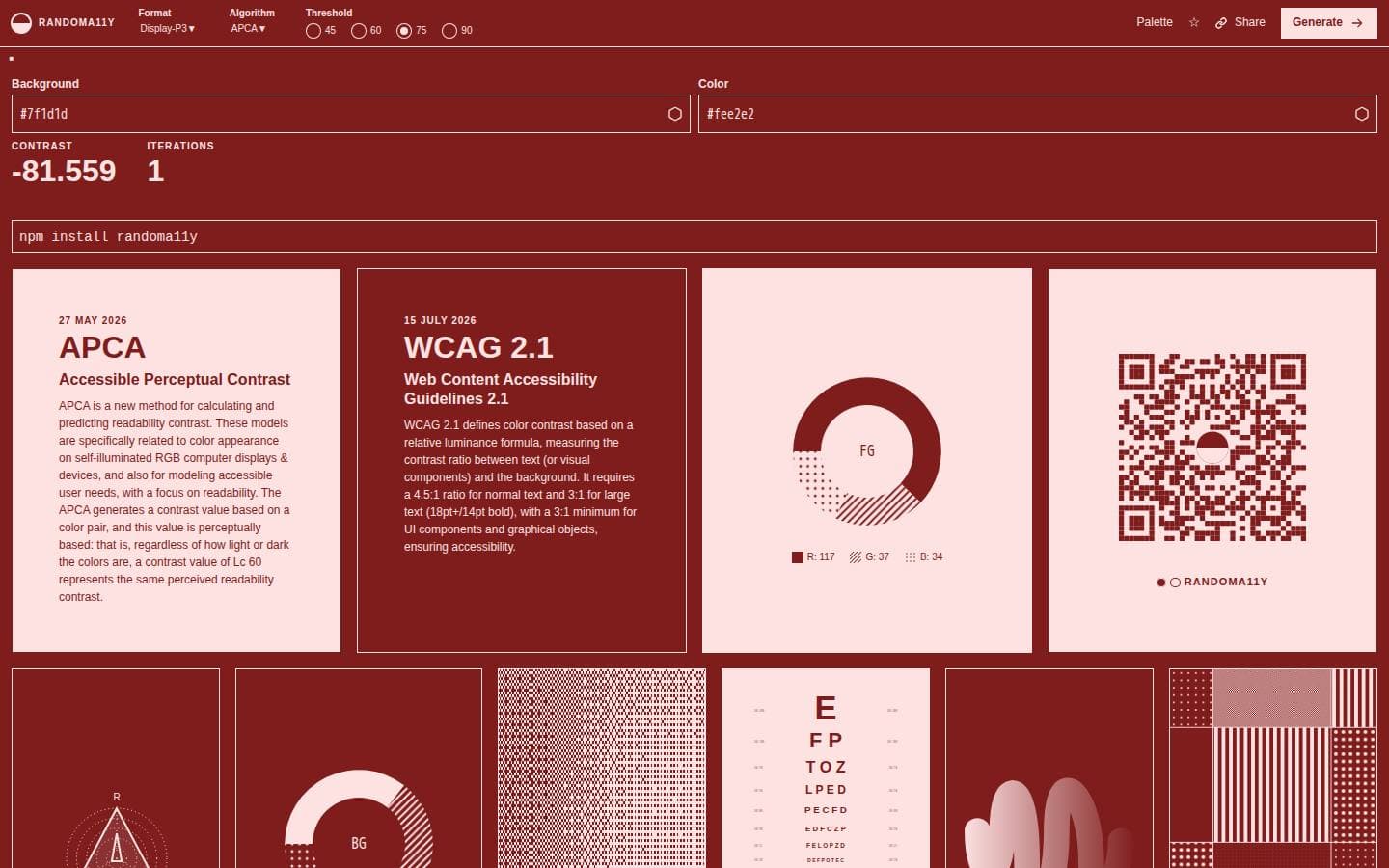 Accessible Color Combinations