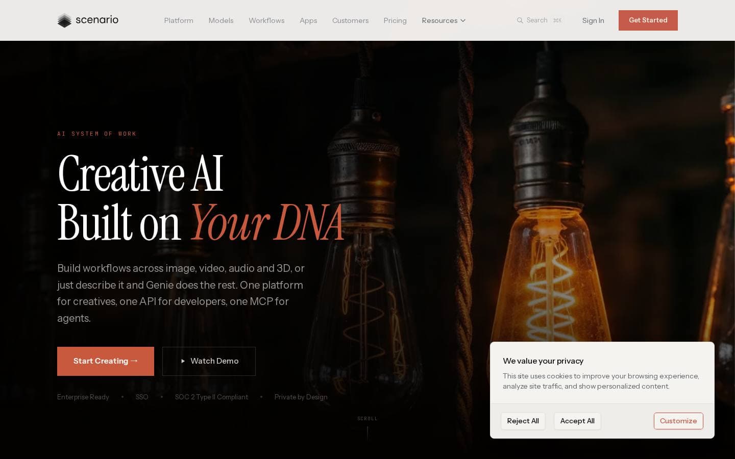 The Creative AI Infrastructure