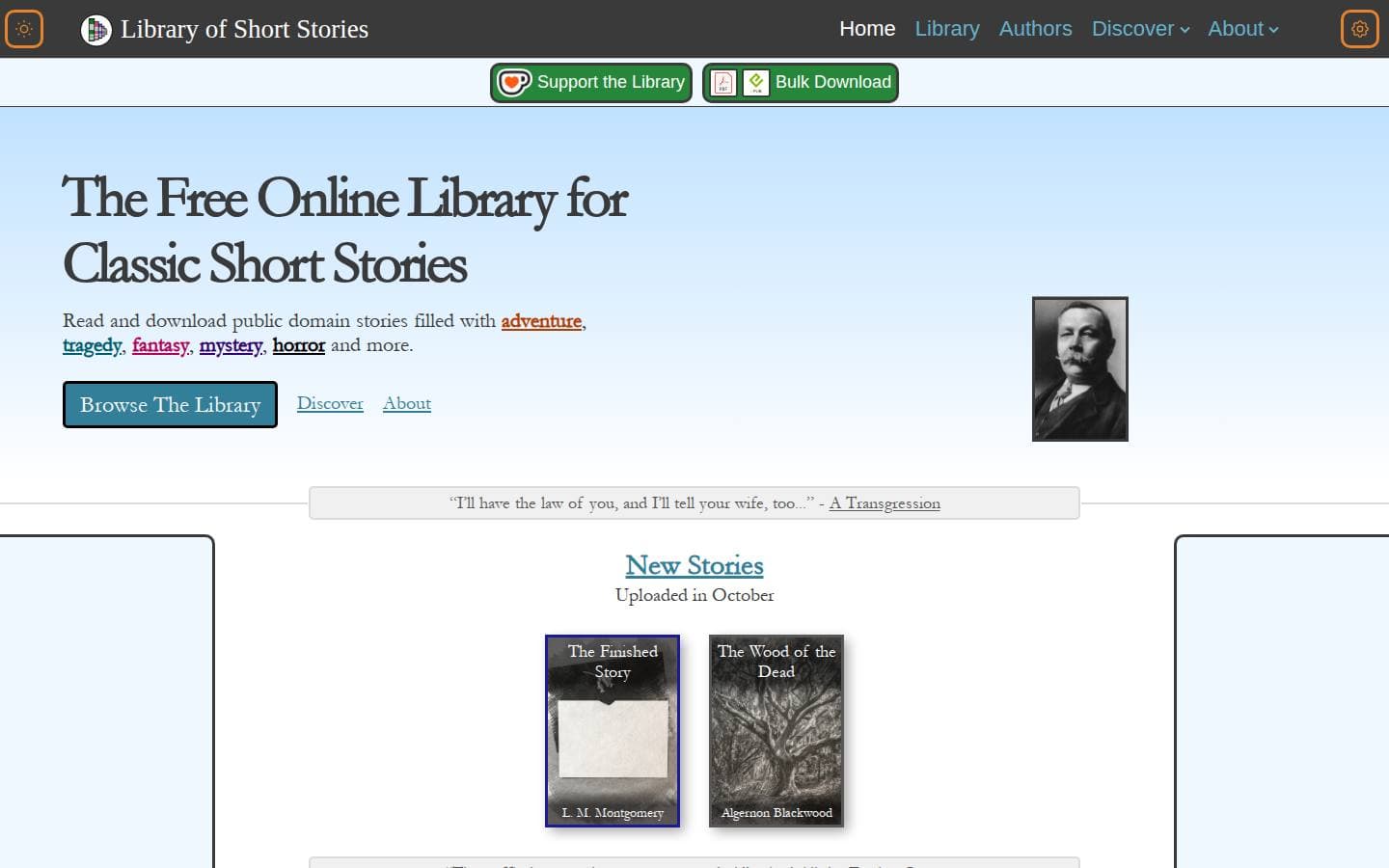Library of Short Stories